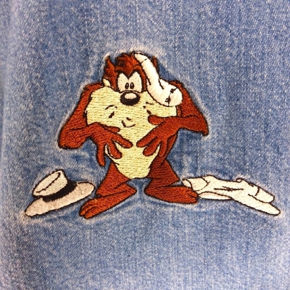 Warner Bros. Vintage Chambray Button Front Shirt - Picture 8 of 11